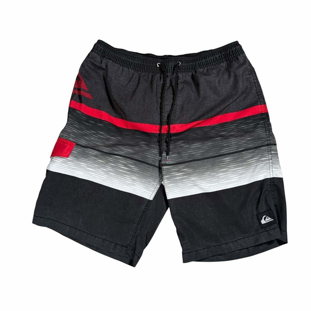 Mens Quiksilver Slab Vee 20 Inch Gradient Boardshorts Swim Trunks Size 32